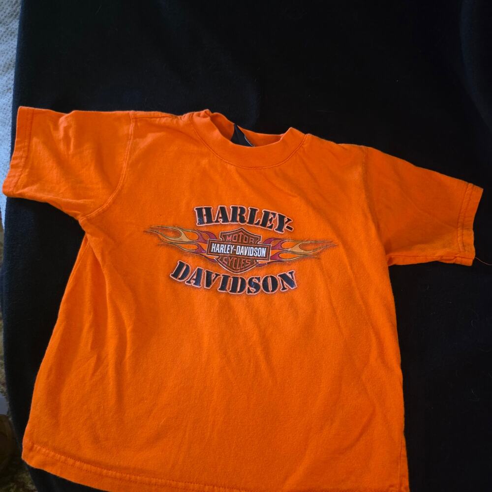 Authentic Vintage early 2000s Harley Davidon 4T Kids Daytona Beach